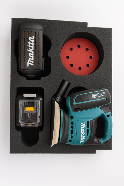 Schaumeinlage für Makita Akku-Exzenterschleifer DBO 180 für MakPac Gr. 2-4